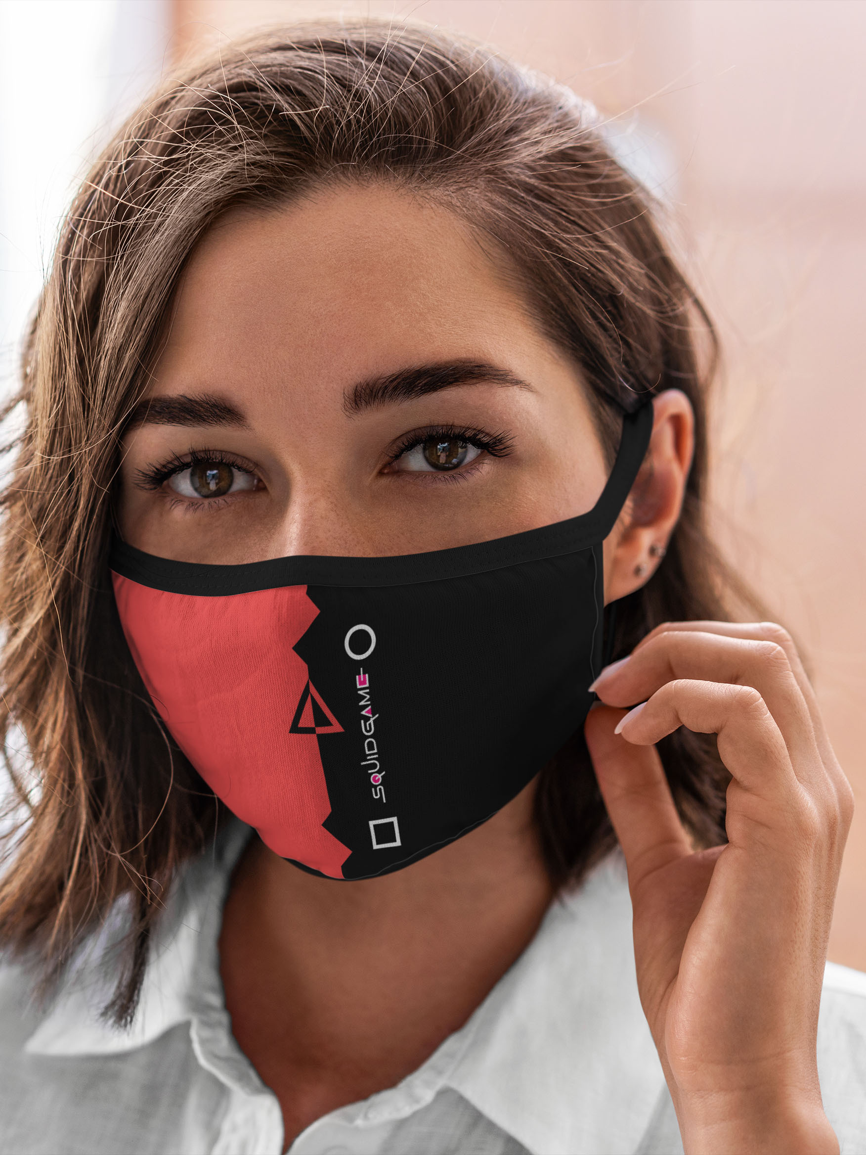 

Многоразовая маска унисекс Burnettie Игра В Кальмара Фигуры, Разноцветный, Игра В Кальмара Фигуры