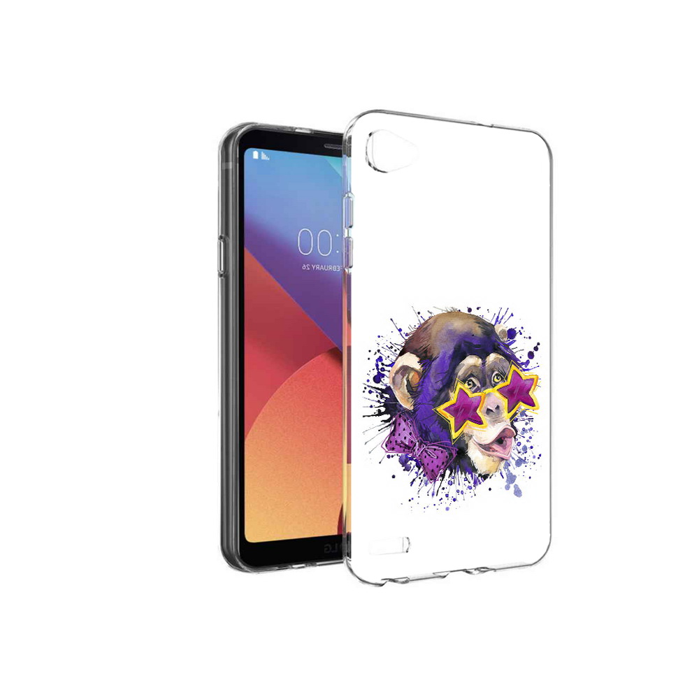 

Чехол MyPads Tocco для LG G6 mini обезьяна в очках, Прозрачный, Tocco
