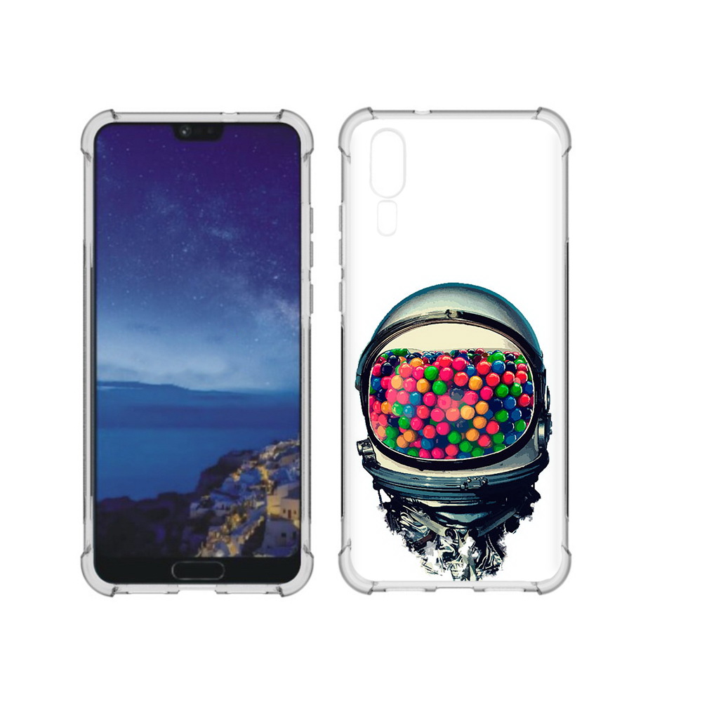 

Чехол MyPads Tocco для Huawei P20 шлем космонавта (PT108006.52.700), Прозрачный, Tocco