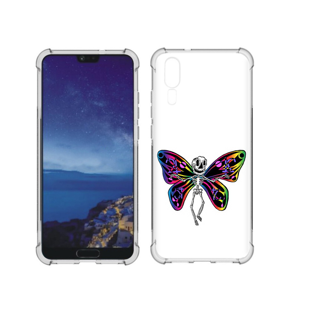 

Чехол MyPads Tocco для Huawei P20 эффект бабочки (PT108006.52.701), Прозрачный, Tocco