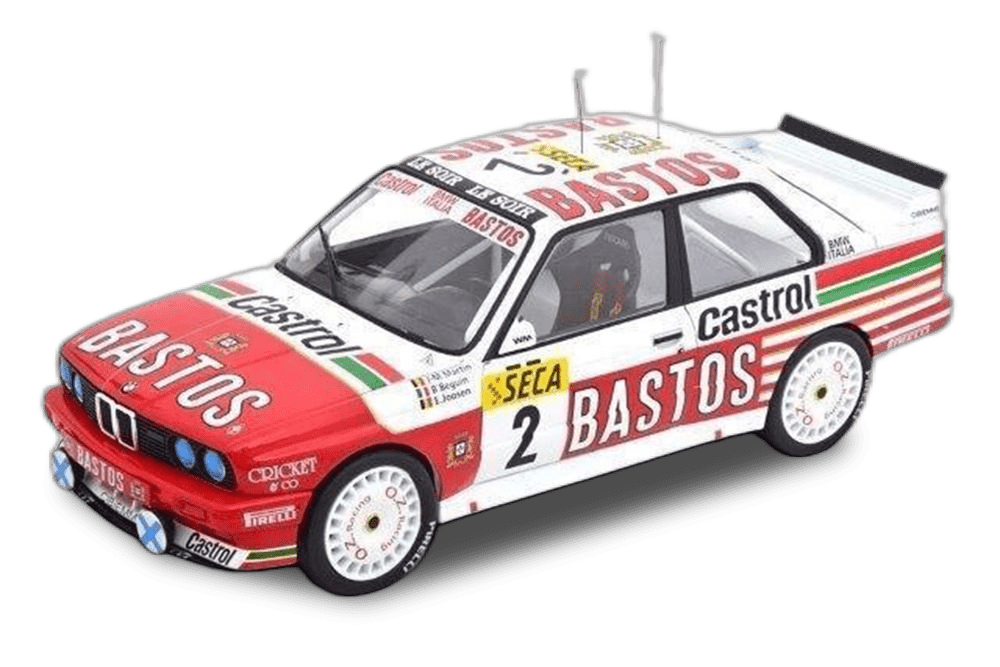 

Модель коллекционная IXO Bmw M3 (E30) #2 bastos joosen/martin/beguin 24H spa 1991