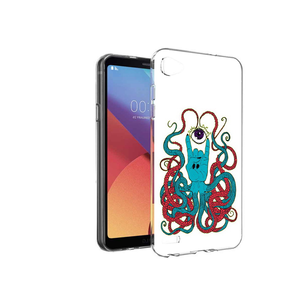 

Чехол MyPads Tocco для LG G6 mini осьминог-рука абстракция, Прозрачный, Tocco