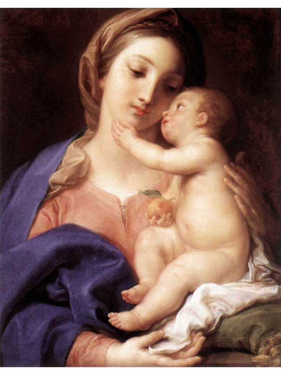 

Постер DRABS A3 Помпео Батони Madonna and Child