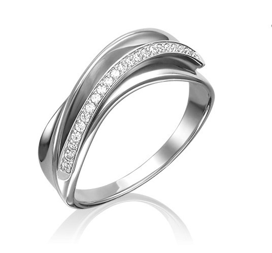 

Кольцо из белого золота р. , PLATINA jewelry 01-4650-00-401-1120-23, фианит, 01-4650-00-401-1120-23