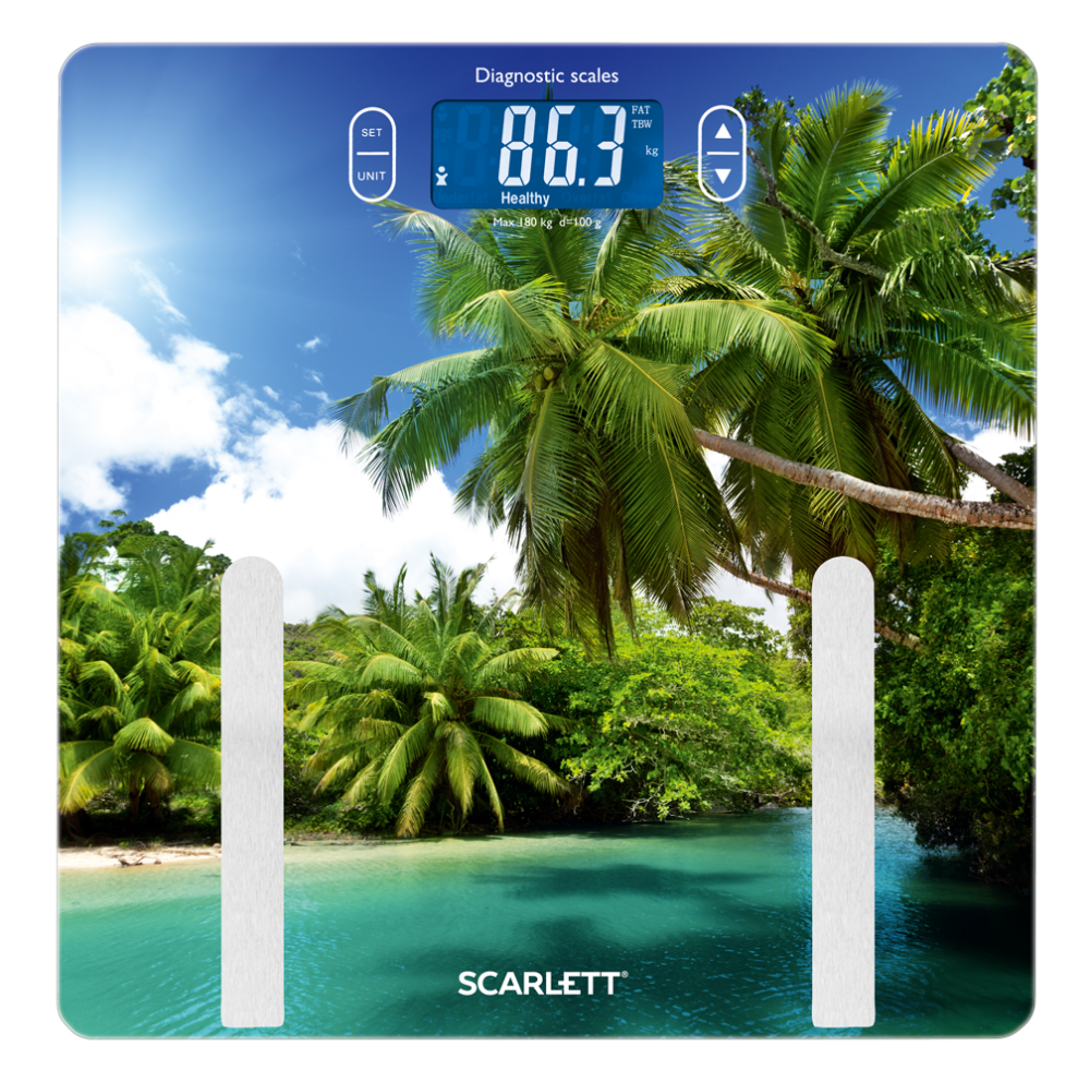 

Весы напольные SCARLETT SC-BS33ED12 разноцветный