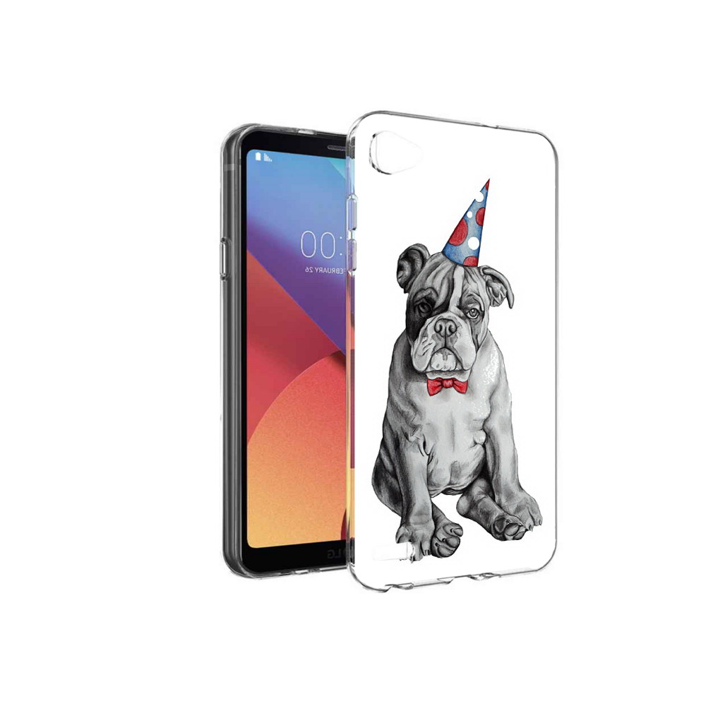 

Чехол MyPads Tocco для LG G6 mini праздничный щенок, Прозрачный, Tocco