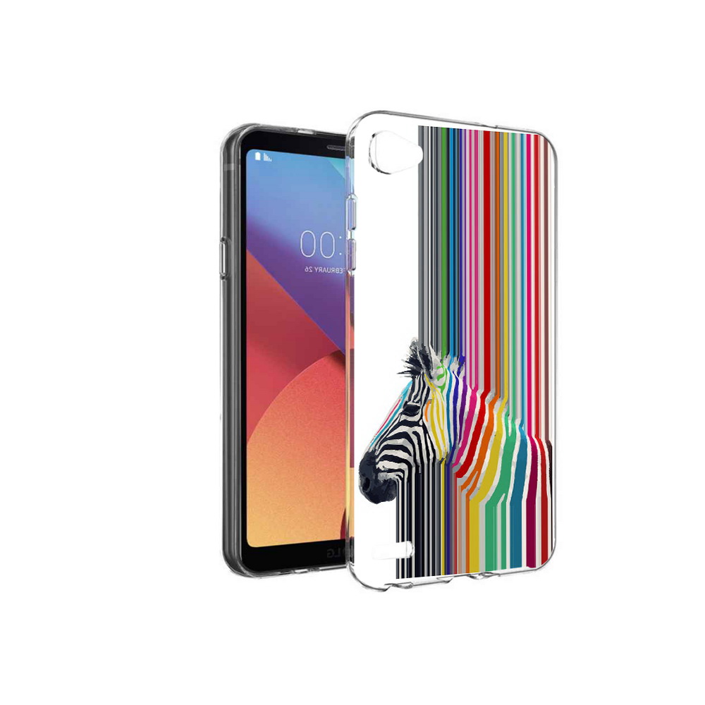 

Чехол MyPads Tocco для LG G6 mini радужная зебра, Прозрачный, Tocco