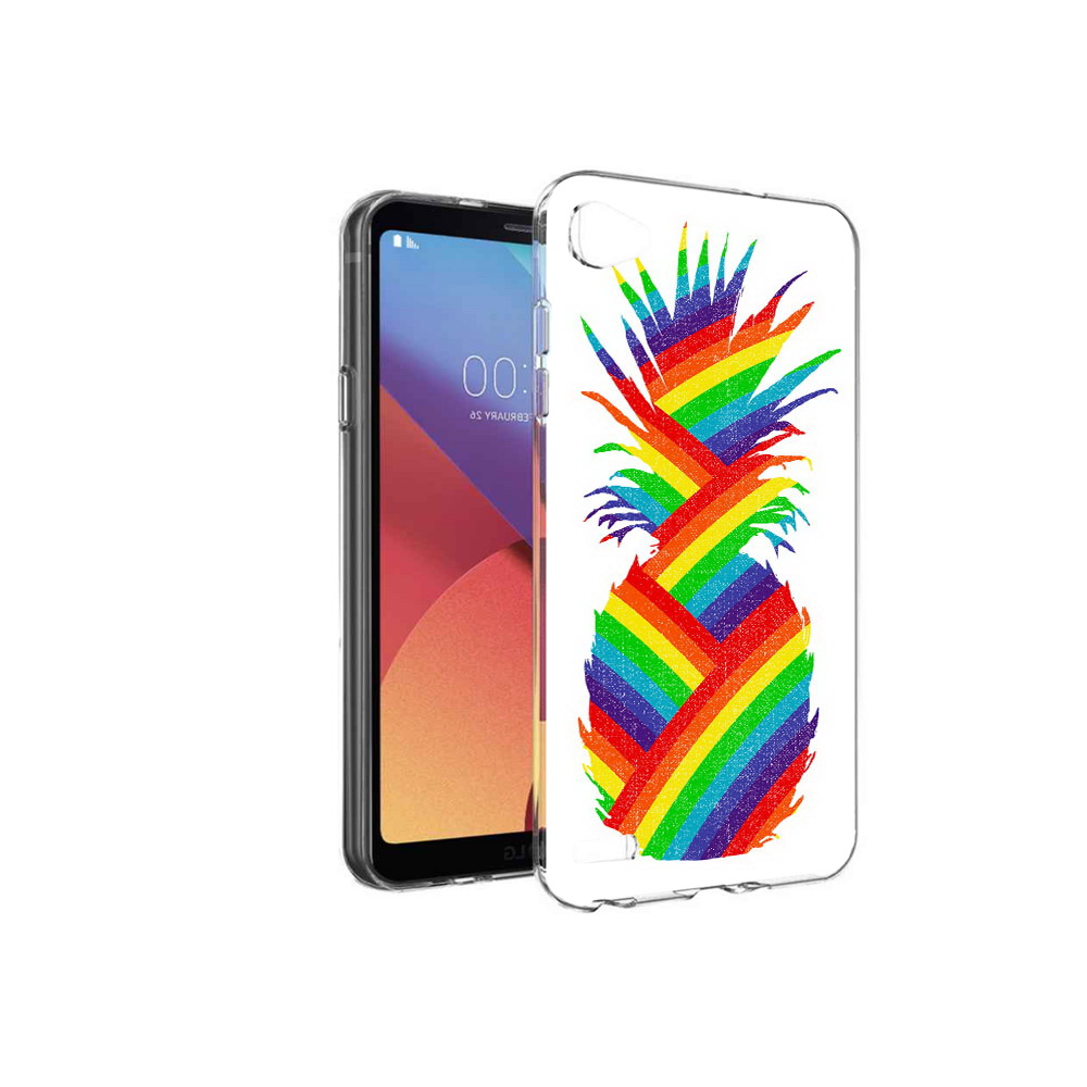 

Чехол MyPads Tocco для LG G6 mini радужный ананас, Прозрачный, Tocco