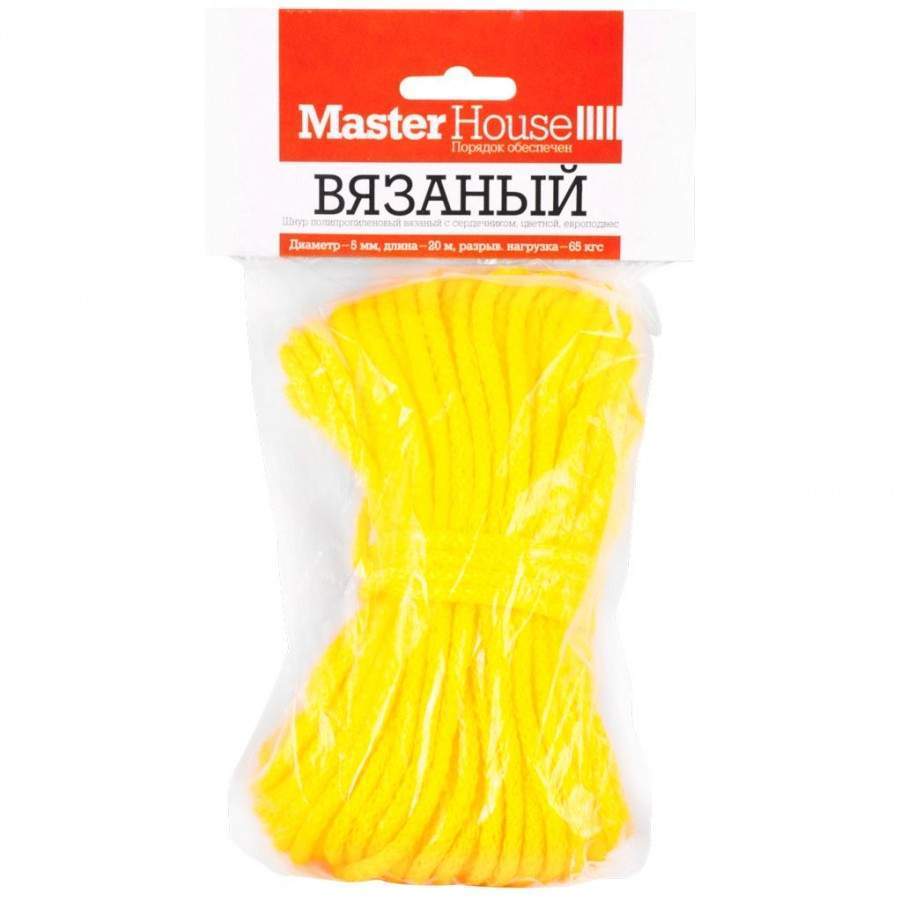 Шнур (веревка) MASTERHOUSE Пп Вязаный D=5Мм, 20М, Арт.60337 (арт. 613691) - 3 шт. свитер вязаный