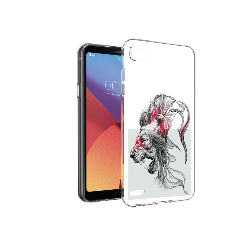 

Чехол MyPads Tocco для LG G6 mini разъяренный лев, Прозрачный, Tocco