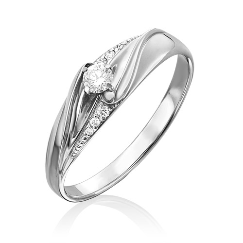

Кольцо из золота р. 18 PLATINA jewelry 01-4962-00-101-1120-30, бриллиант, 01-4962-00-101-1120-30