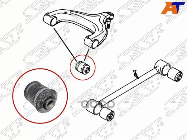 

Сайлентблок Заднего Верхнего Рычага Suzuki Vitara/Escudo 89-98 Sat арт. ST-09319-12045