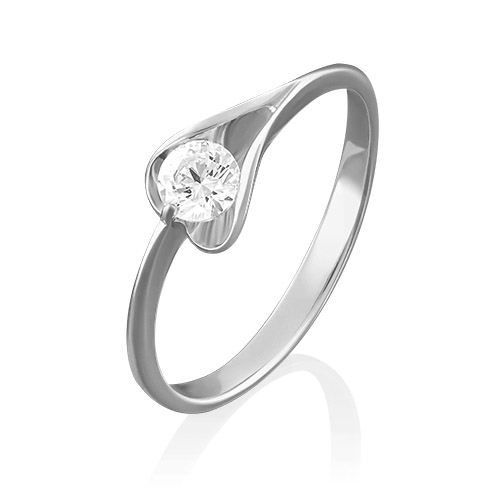 

Кольцо из золота р. 16,5 PLATINA jewelry 01-4969-00-101-1120-30, бриллиант, 01-4969-00-101-1120-30