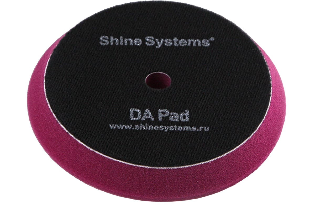 Полировальный круг твердый DA Foam Pad Purple 130 мм, лиловый Shine systems SS561