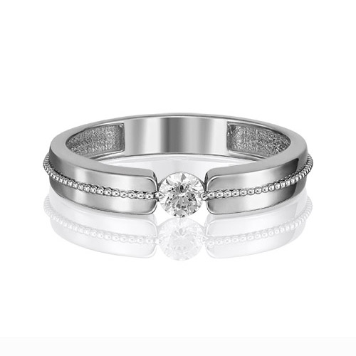 

Кольцо из золота р. 19,5 PLATINA jewelry 01-5120-00-101-1120-30, бриллиант, 01-5120-00-101-1120-30