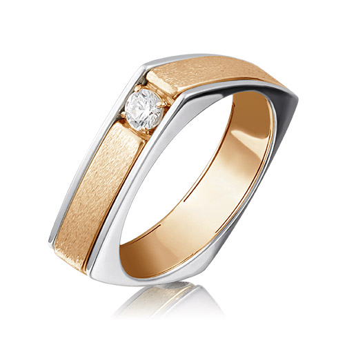 

Кольцо из золота р. 19 PLATINA jewelry 01-5133-00-101-1111-30, бриллиант, 01-5133-00-101-1111-30