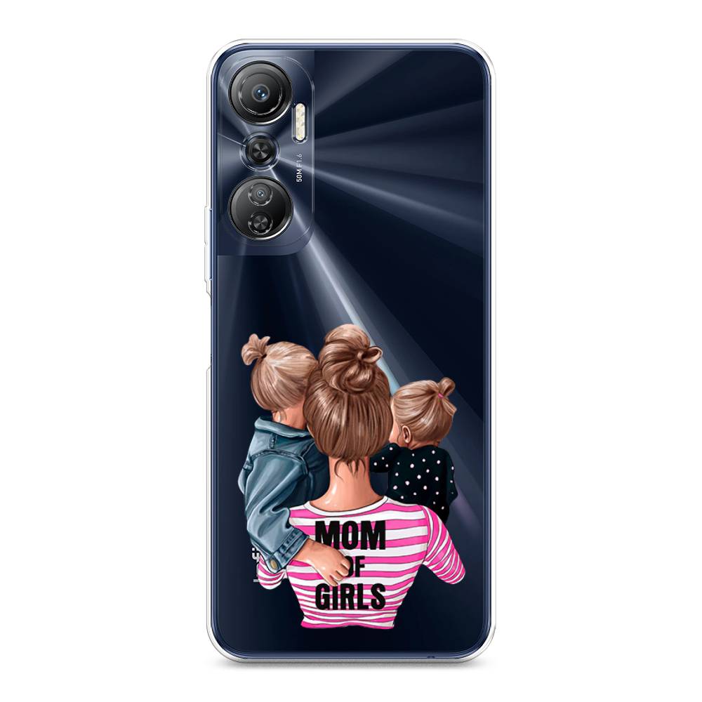 

Чехол Awog на Infinix Hot 20 4G "Mom of Girls", Разноцветный, 3103150-6