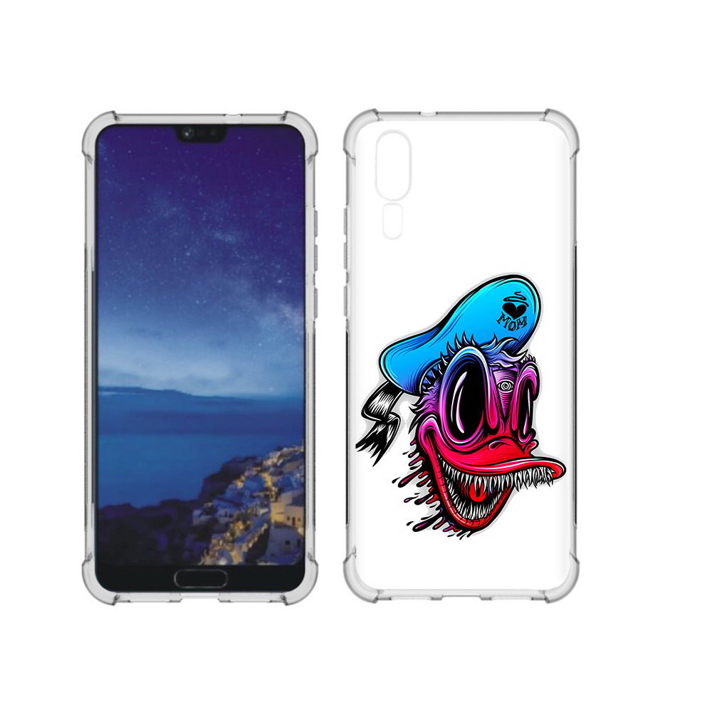 

Чехол MyPads Tocco для Huawei P20 Дональд (PT108006.52.71), Прозрачный, Tocco