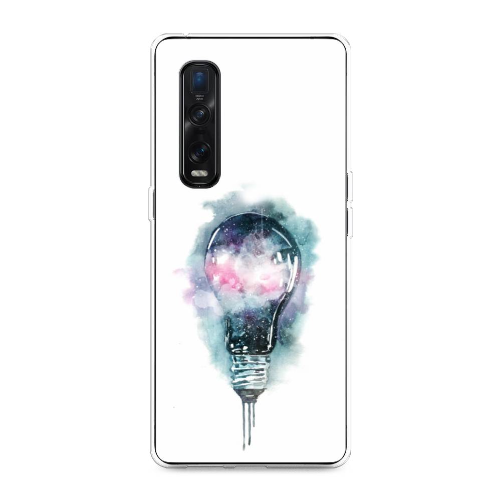 

Чехол для Oppo Find X2 Pro "Волшебная лампа", Белый;серый, 253350-4