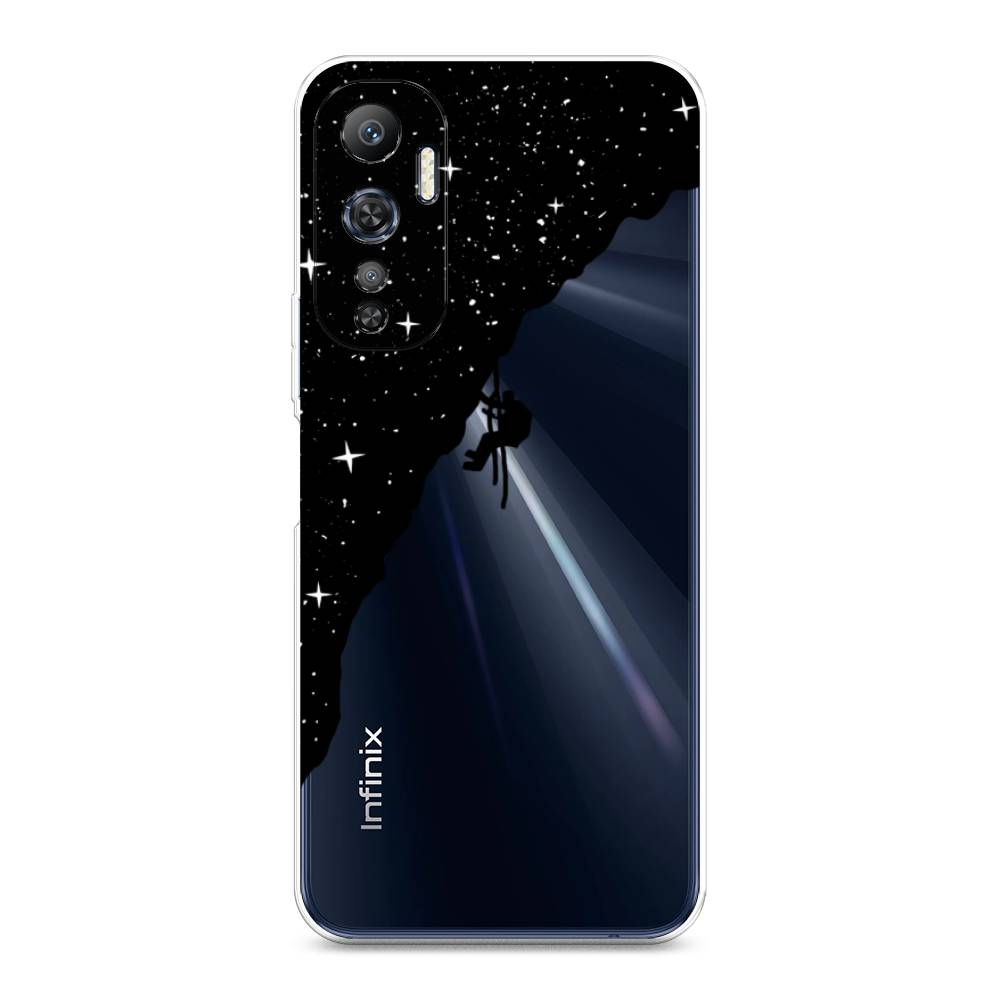 

Чехол Awog на Infinix Hot 20 4G "Скалолаз в космосе", Черный;белый;бежевый, 3103150-4