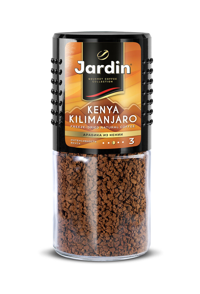 

Кофе растворимый Jardin Kenya Kilimanjaro сублимированный, средняя обжарка, 95 г