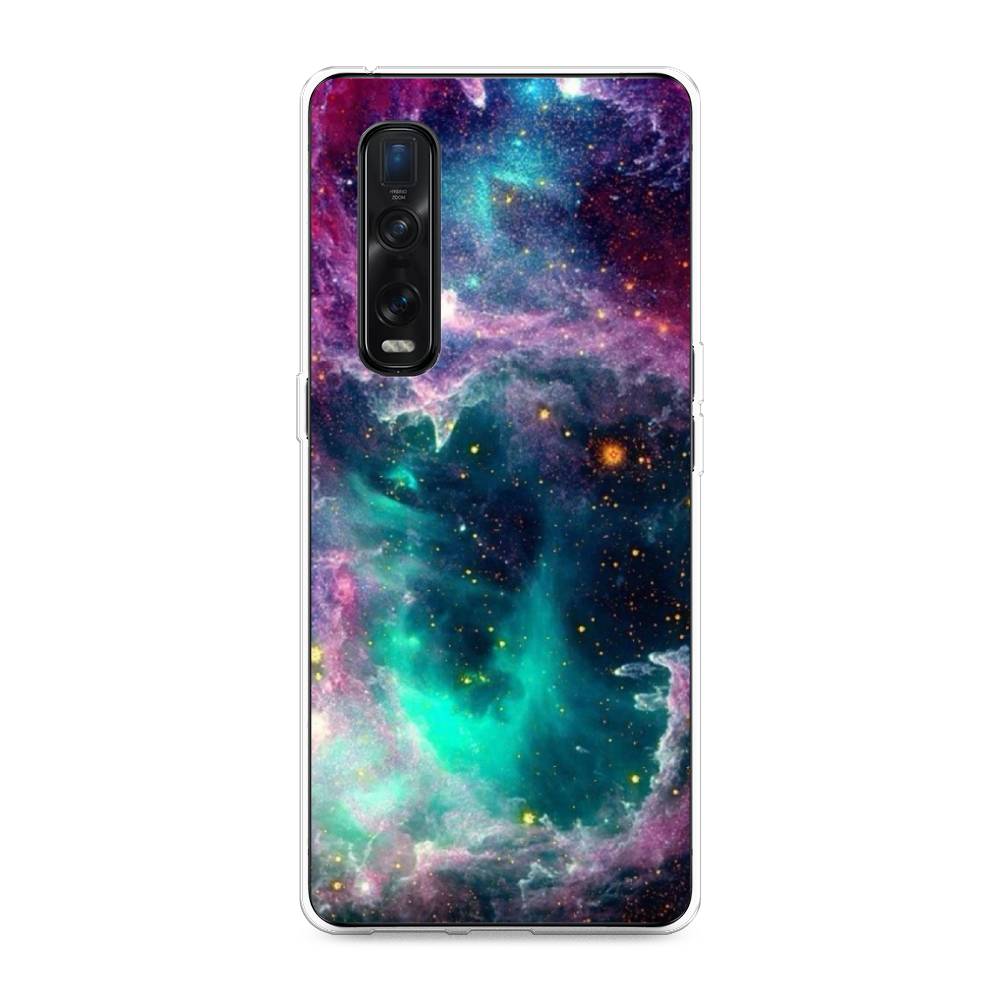 

Чехол для Oppo Find X2 Pro "Звездные облака", Розовый;бежевый, 253350-2