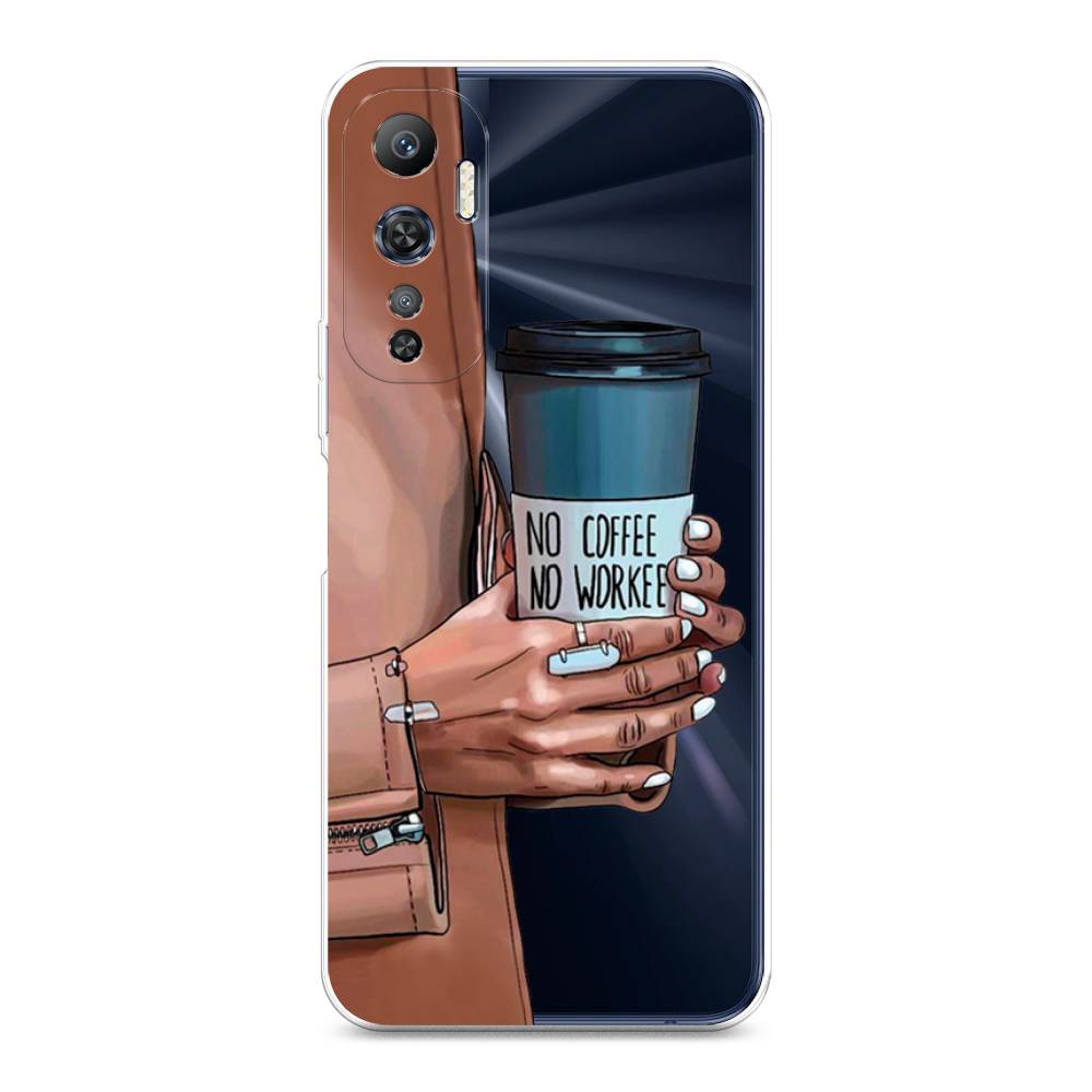 

Чехол Awog на Infinix Hot 20 4G "No coffee", Синий;бежевый;коричневый, 3103150-7