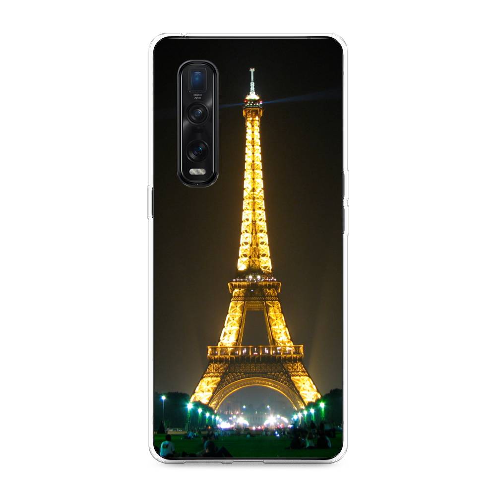 

Чехол на Oppo Find X2 Pro "Париж 2", Желтый;серый, 253350-2