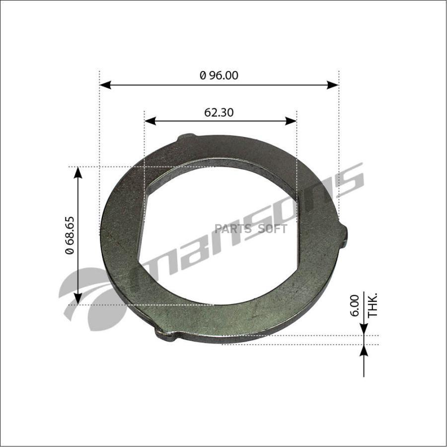 

800085_шайба трансмиссии !стопорная ступицы RVI,Volvo