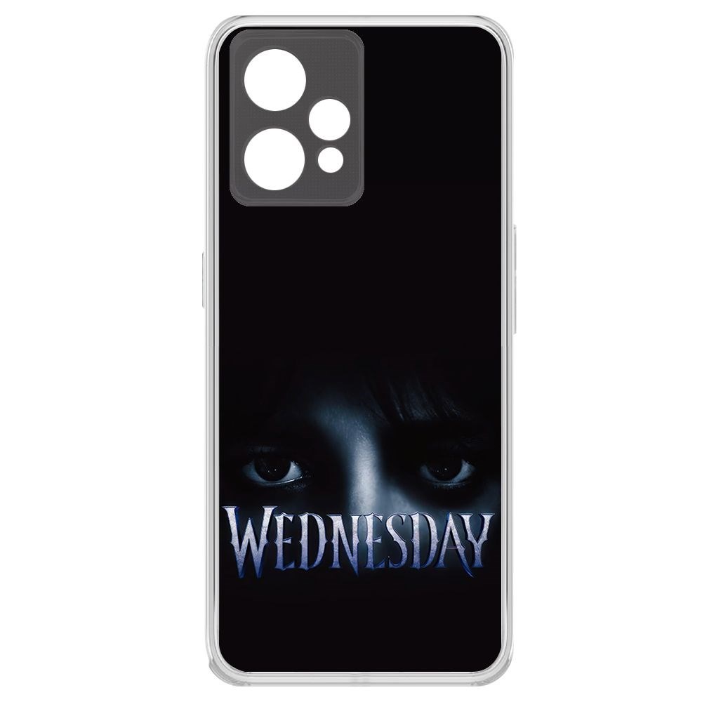 

Чехол-накладка Krutoff Clear Case Уэнсдей Аддамс - Логотип для Realme 9 Pro+