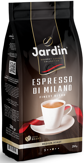 фото Кофе в зернах jardin espresso di milano 250 г