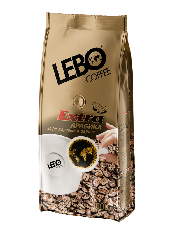 

Кофе в зёрнах Lebo Extra арабика, 1 кг