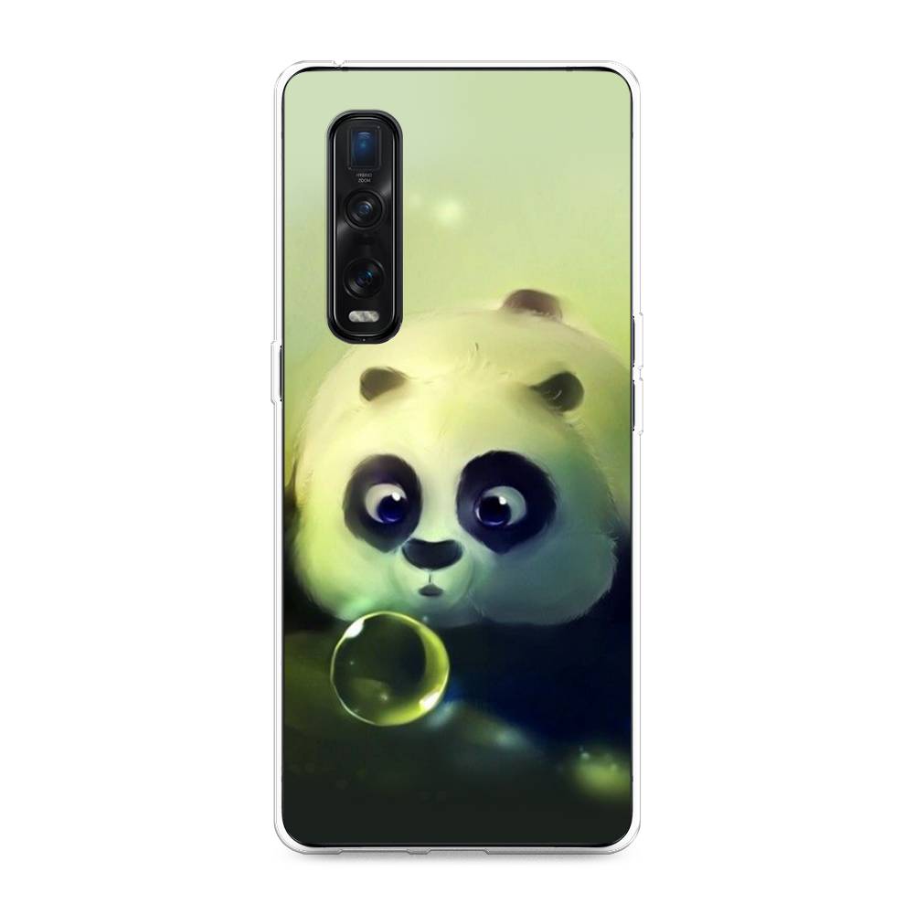 

Чехол для Oppo Find X2 Pro "Малыш панды", Зеленый;черный;серый, 253350-1