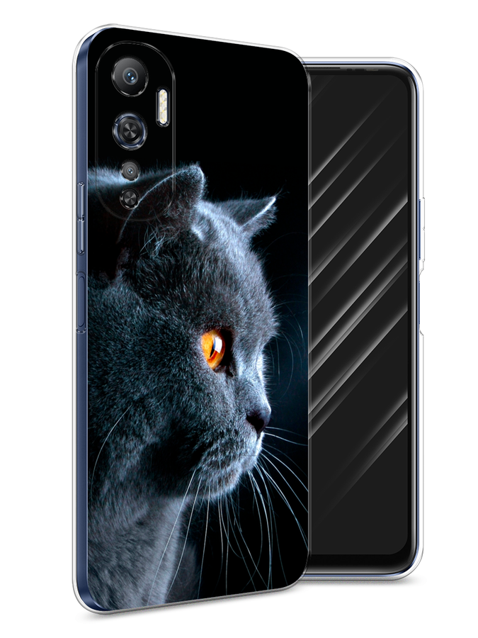

Чехол Awog на Infinix Hot 20 4G "Волна в Канагаве", Синий;белый, 3103150-4