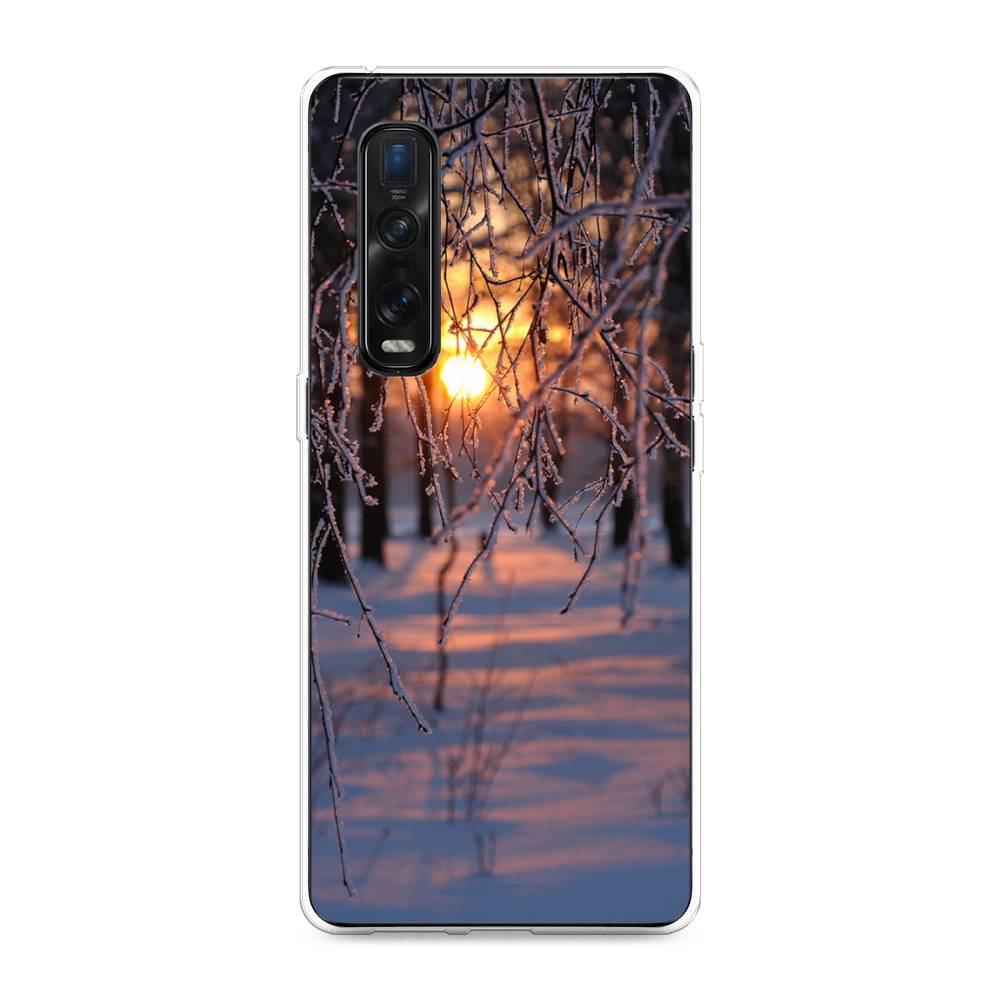 

Чехол для Oppo Find X2 Pro "Зима 7", Оранжевый;розовый;черный, 253350-2