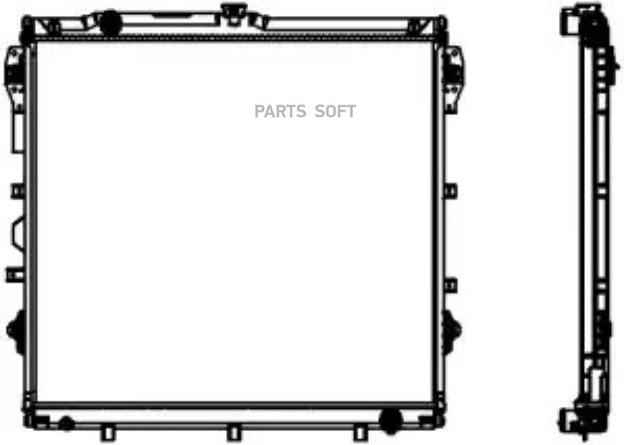

Радиатор Toyota Sequoia Ii /Tundra Ii 07- Sakura 34618516