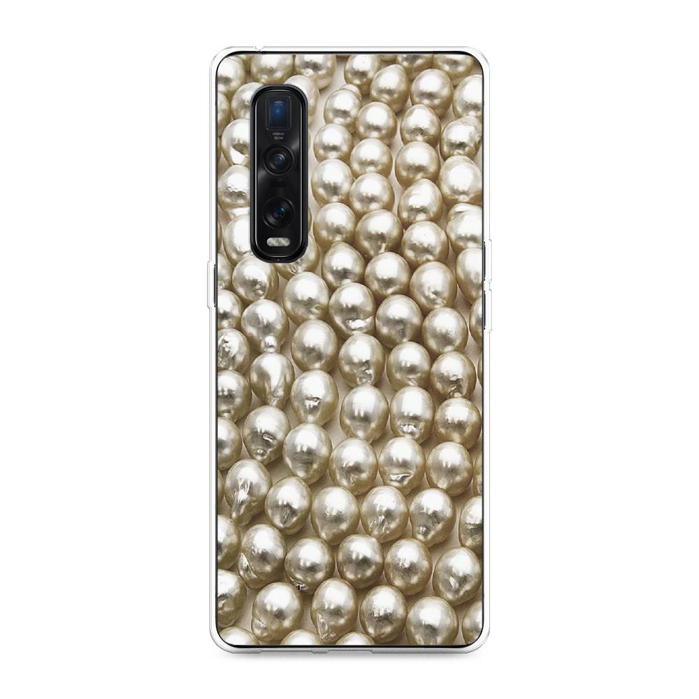

Чехол для Oppo Find X2 Pro "Жемчуг", Бежевый, 253350-3