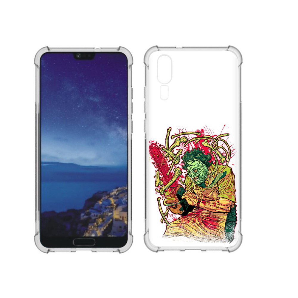 

Чехол MyPads Tocco для Huawei P20 яркий мясник (PT108006.52.711), Прозрачный, Tocco
