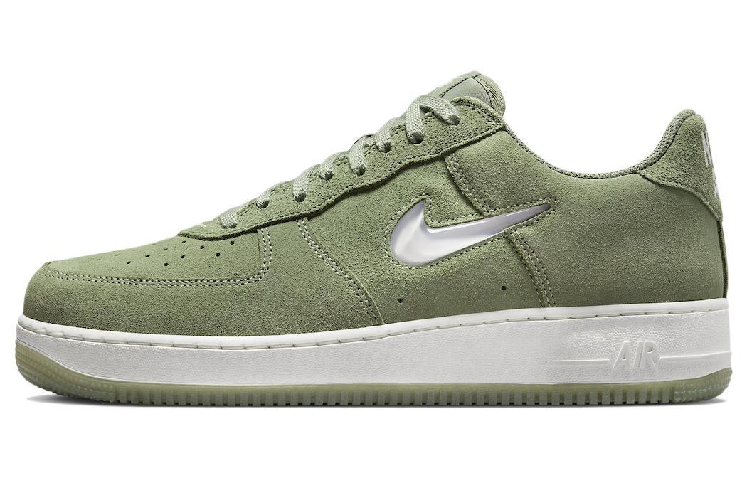 

Кеды унисекс Nike Air Force 1 Low Jewel Oil Green зеленые 44.5 EU, Зеленый, Air Force 1 Low Jewel Oil Green
