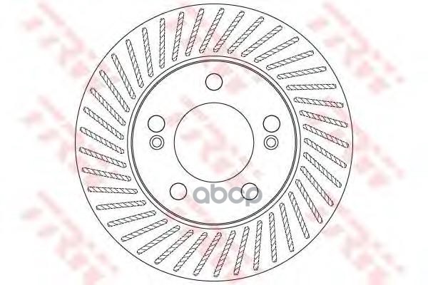 

Диск Тормозной Ssangyong Actyon (06-),Kyron (05-),Rexton (06-) Передний (Абс) (1Шт.) Trw D