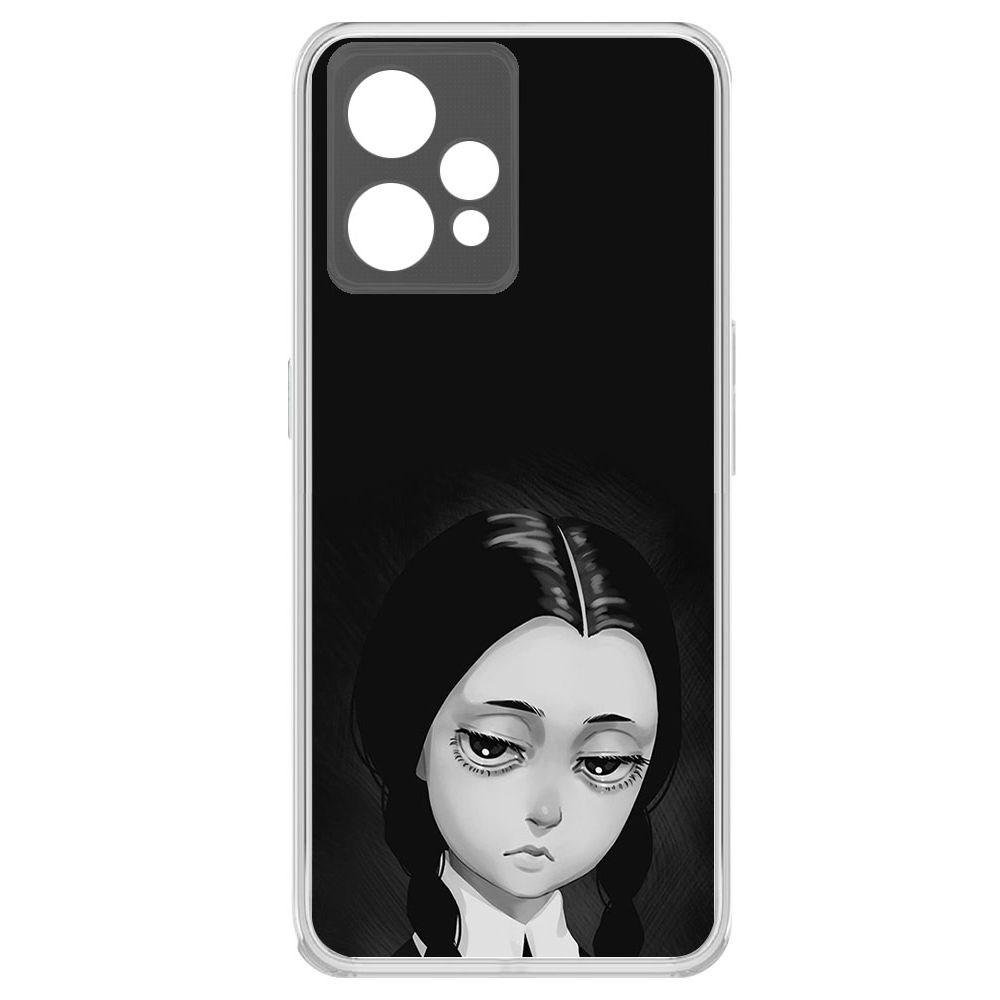 

Чехол-накладка Krutoff Clear Case Уэнсдей Аддамс - Рисованная Уэнсдей для Realme 9 Pro+