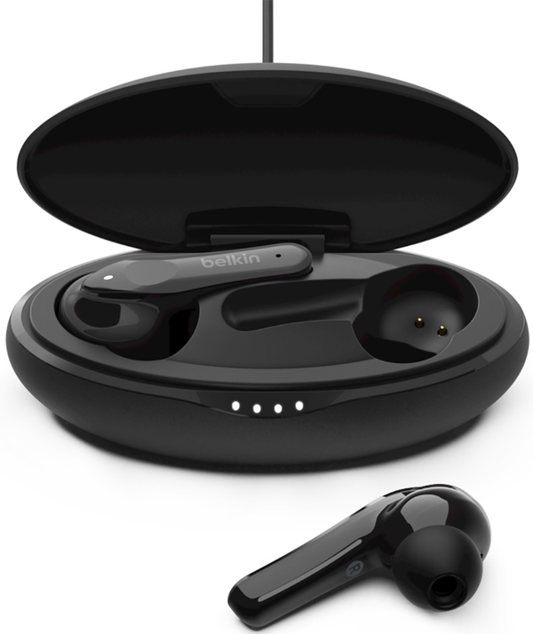 фото Беспроводные наушники belkin soundform move plus black (0908019950)