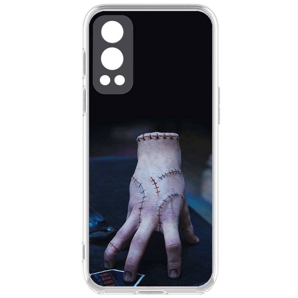 

Чехол-накладка Krutoff Clear Case Уэнсдей Аддамс - Вещь для OnePlus Nord 2 5G, Прозрачный