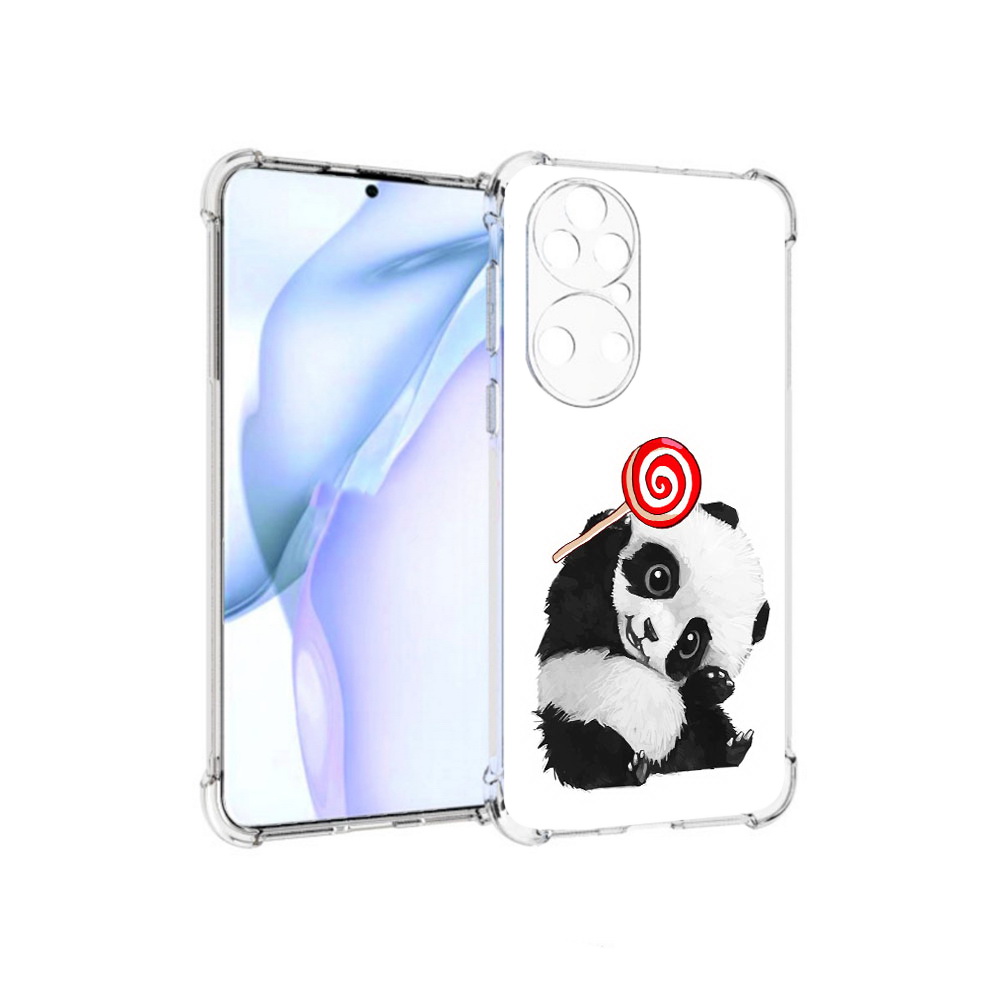 

Чехол MyPads Tocco для Huawei P50 панда с леденцом, Прозрачный, Tocco