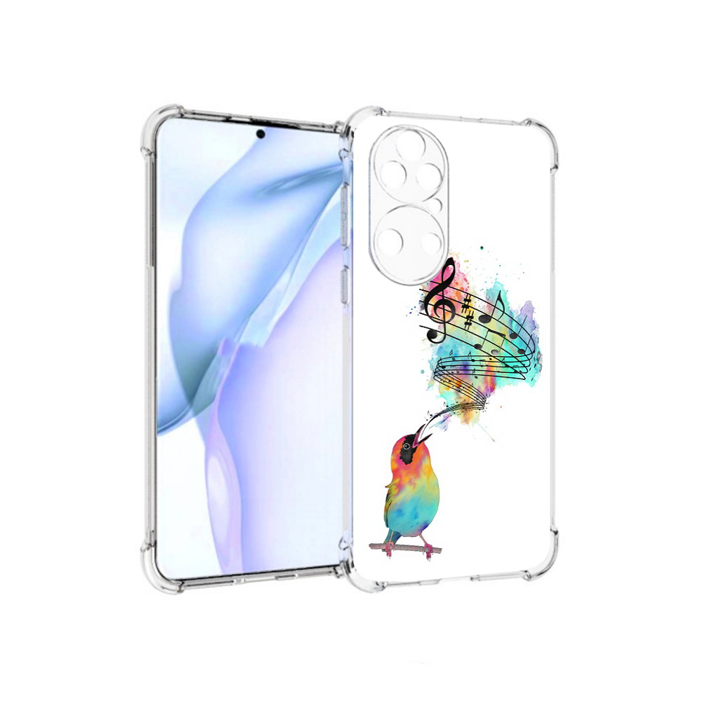 

Чехол MyPads Tocco для Huawei P50 певчая птичка, Прозрачный, Tocco