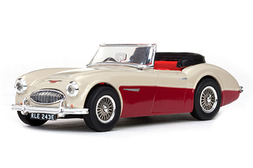 Модель коллекционная VITESSE Austin healey 3000 ivorytartan red 3102₽