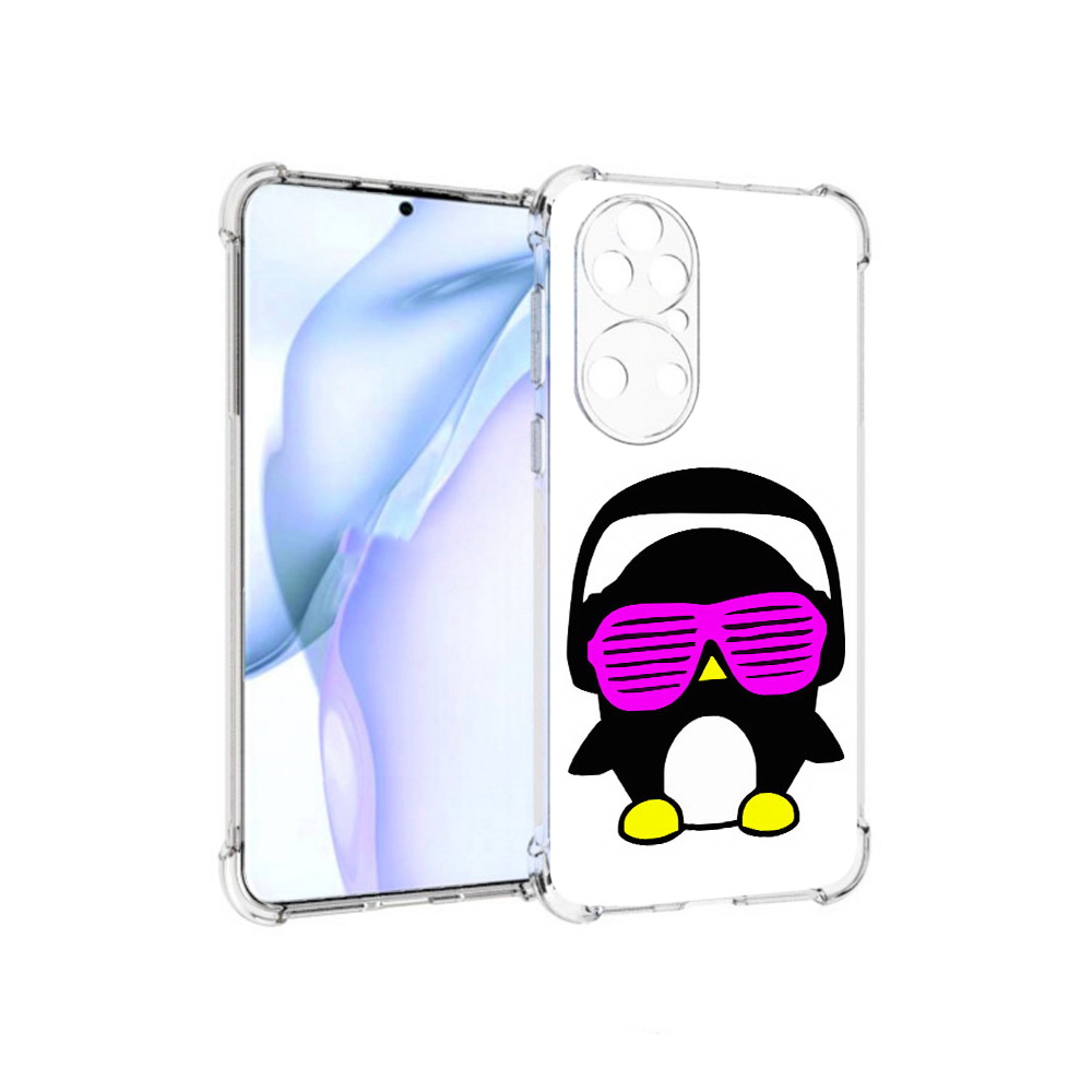 

Чехол MyPads Tocco для Huawei P50 пингвин, Прозрачный, Tocco