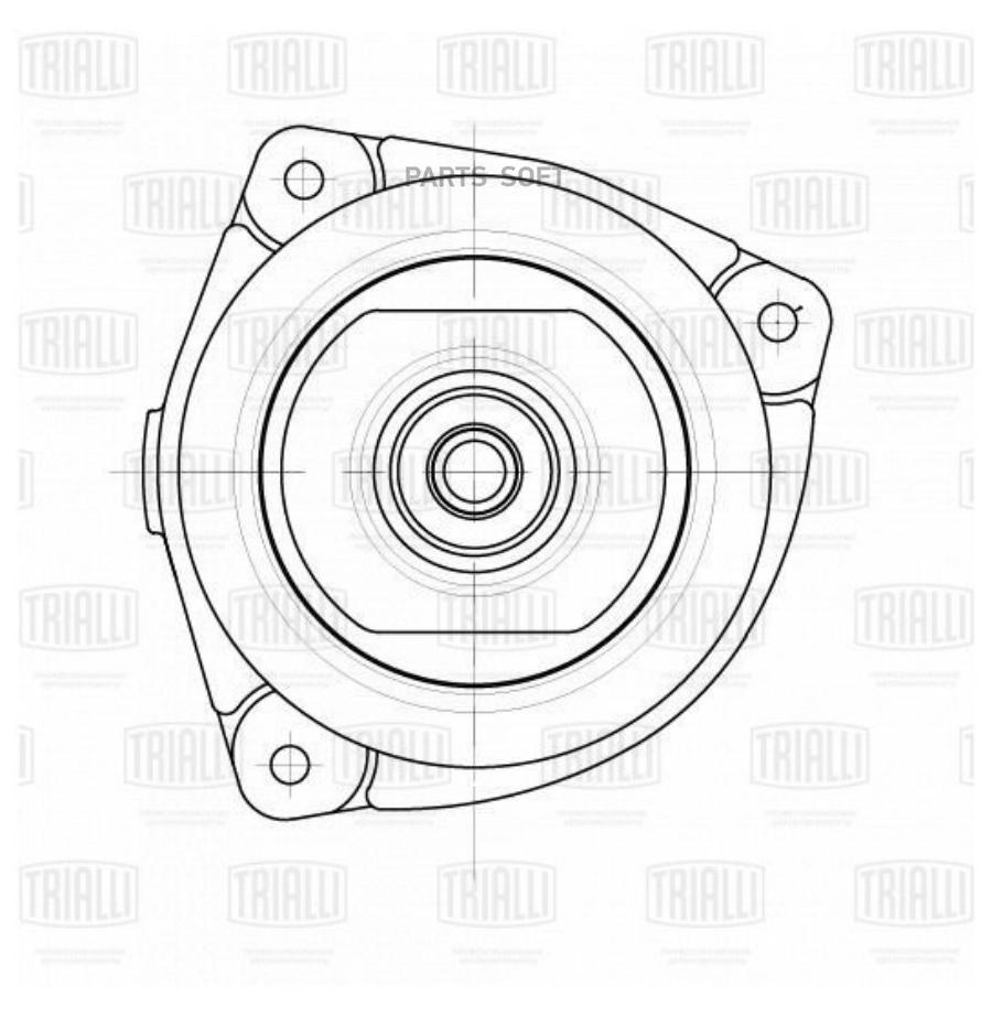 Опора стойки перед. с подшип. лев. для а/м Nissan Note (06-)/Tiida (04-) (SA 1452)