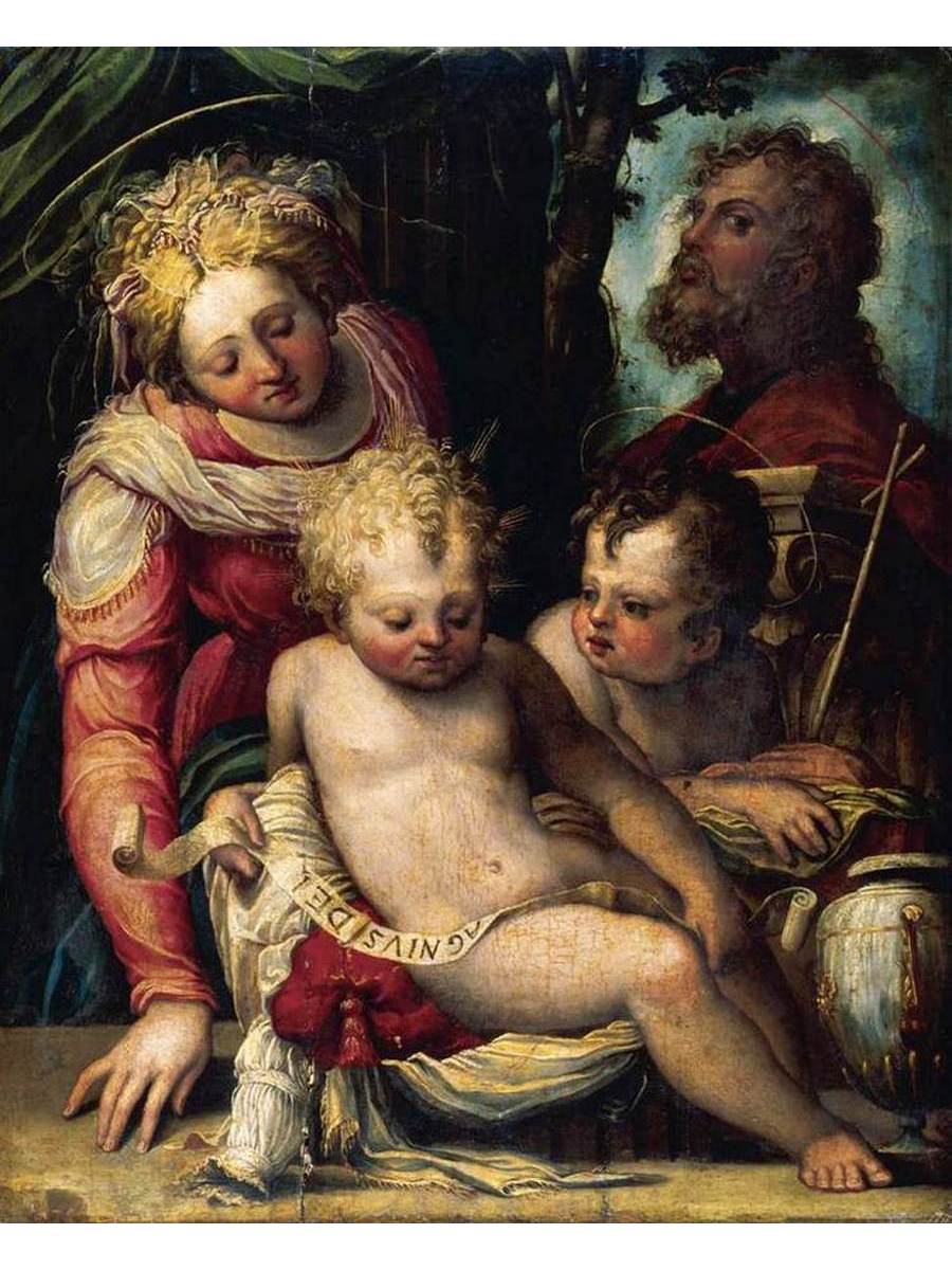 

Постер DRABS A3 Просперо Фонтана Holy Family with the Infant St John the Baptist 1