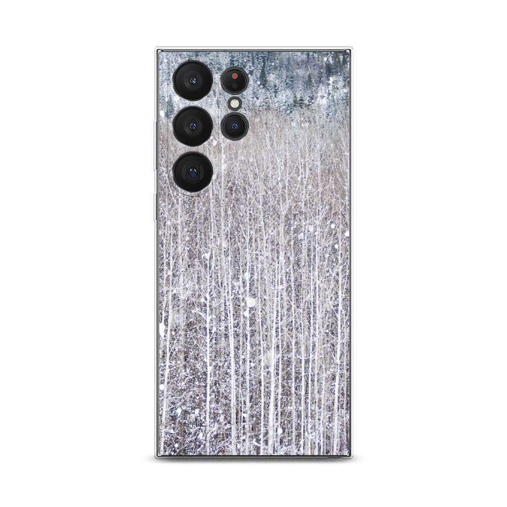 

Чехол на Samsung Galaxy S23 Ultra 5G "Снежный лес", 2107550-5